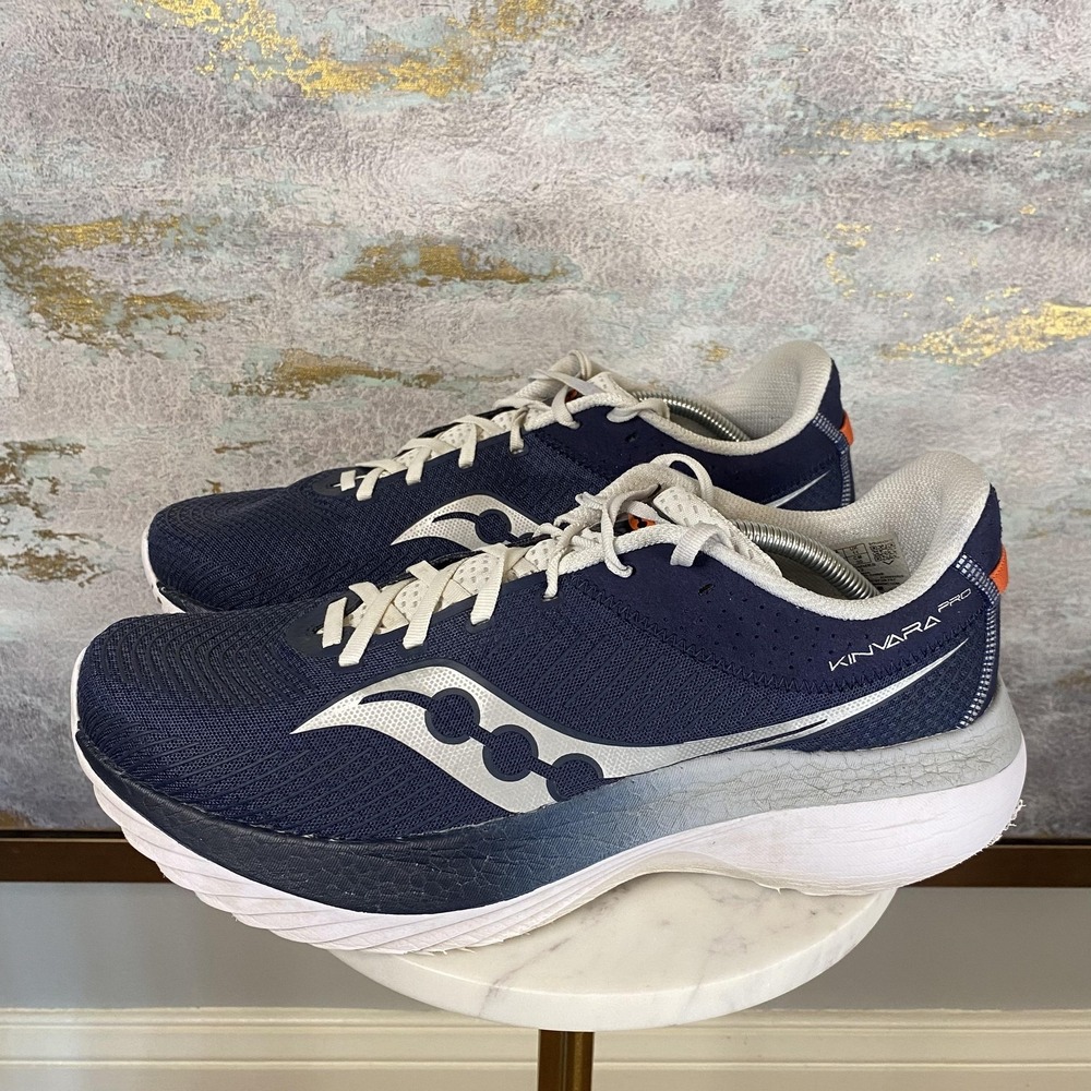 Saucony Kinvara Pro Shoes Mens Size 12 Blue Road Running Sneakers S20847-212